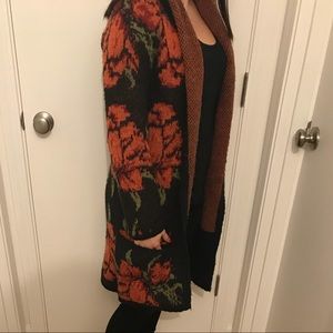 Free People Floral Sweater